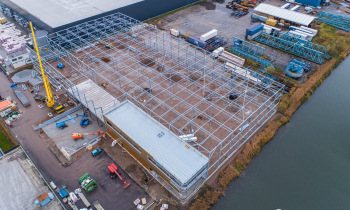Drone bouwupdate DC Waalwijjk 